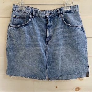 💚 h&m denim skirt